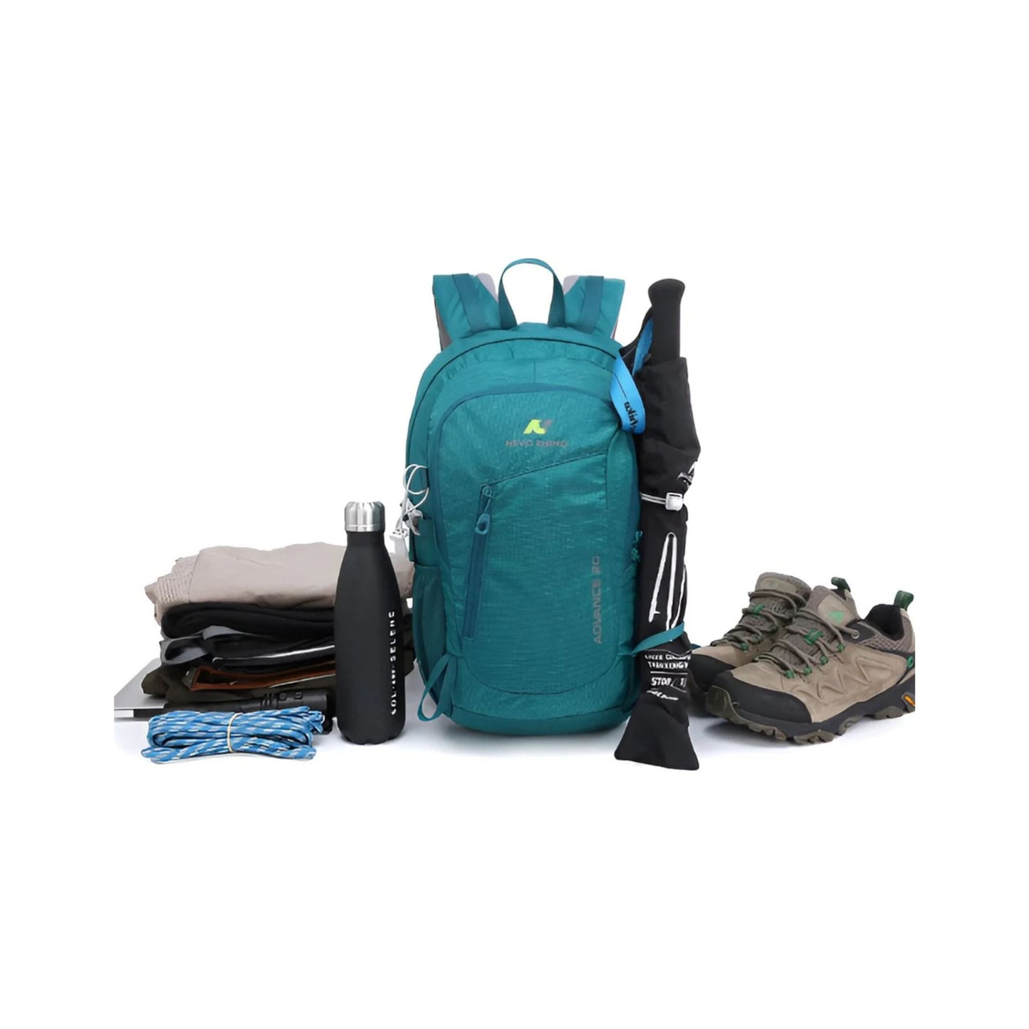 CarryQuest® - 20L Rugzak - Waterafstotend - 45x30x15cm - Zwart