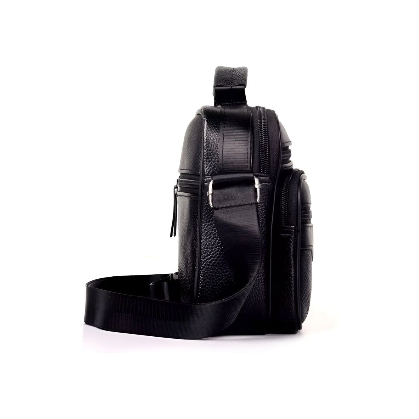 CarryQuest® - Sac bandoulière en cuir pour homme - Sacs à main en cuir de vachette - Café