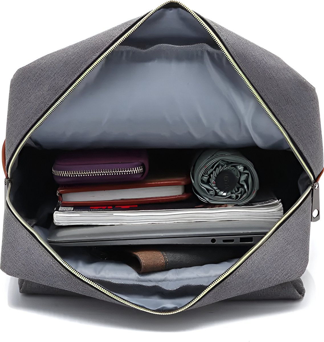 CarryQuest® - 16 Inch Laptop Rugzak - Schooltassen - Rugzakken - Donker Blauw