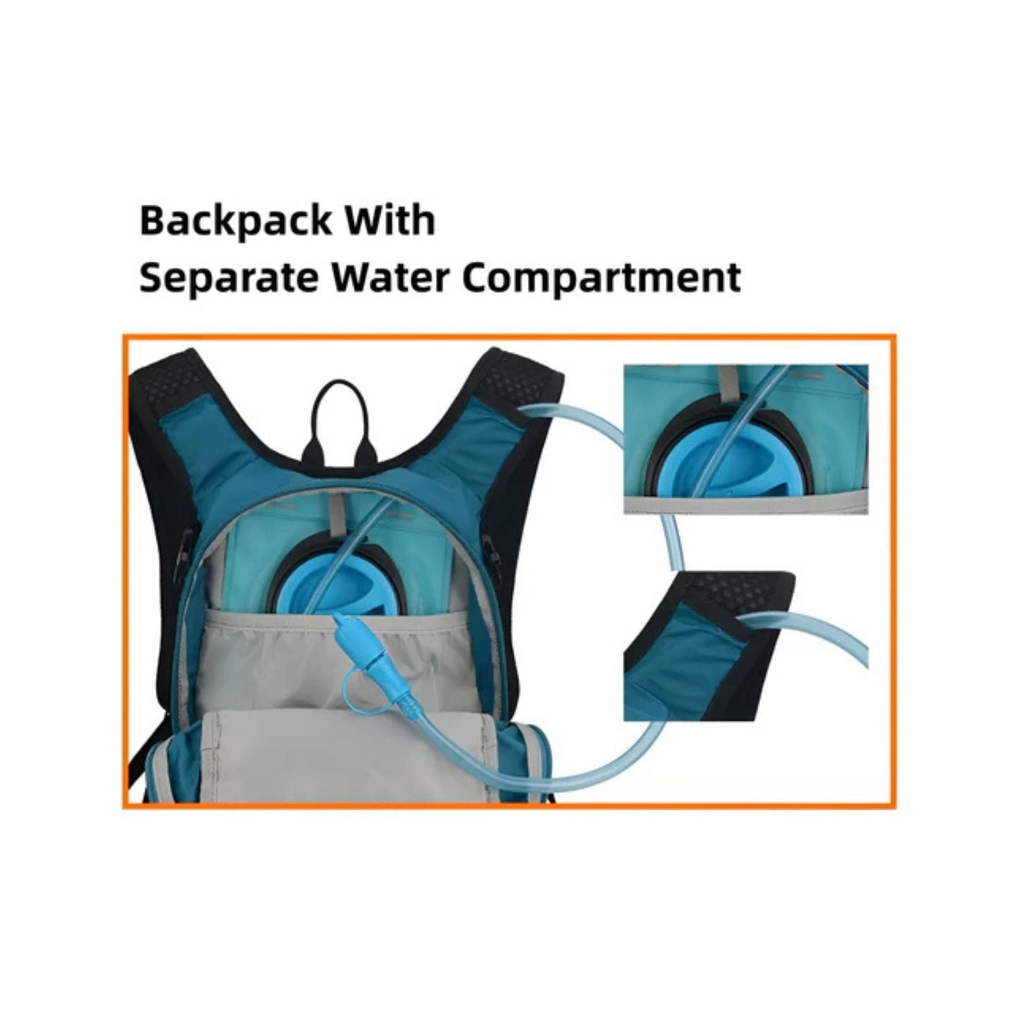 CarryQuest® - 25L Waterdicht + Ademend - Sporttassen - Hiking Rugzak - Camping Rugzak - Zwart
