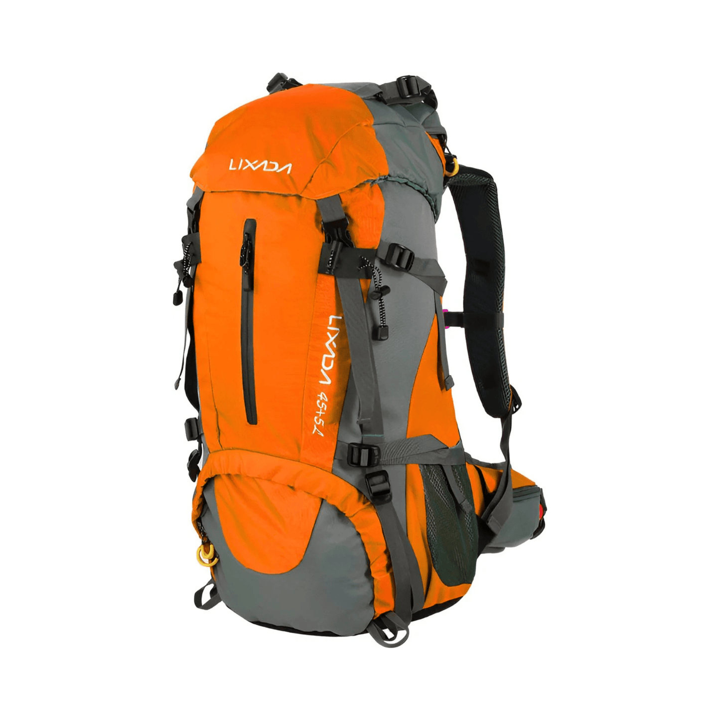 CarryQuest® - 50L Outdoor Rugzak - Nylon - Backpack Organizer - Wandelrugzak - Oranje