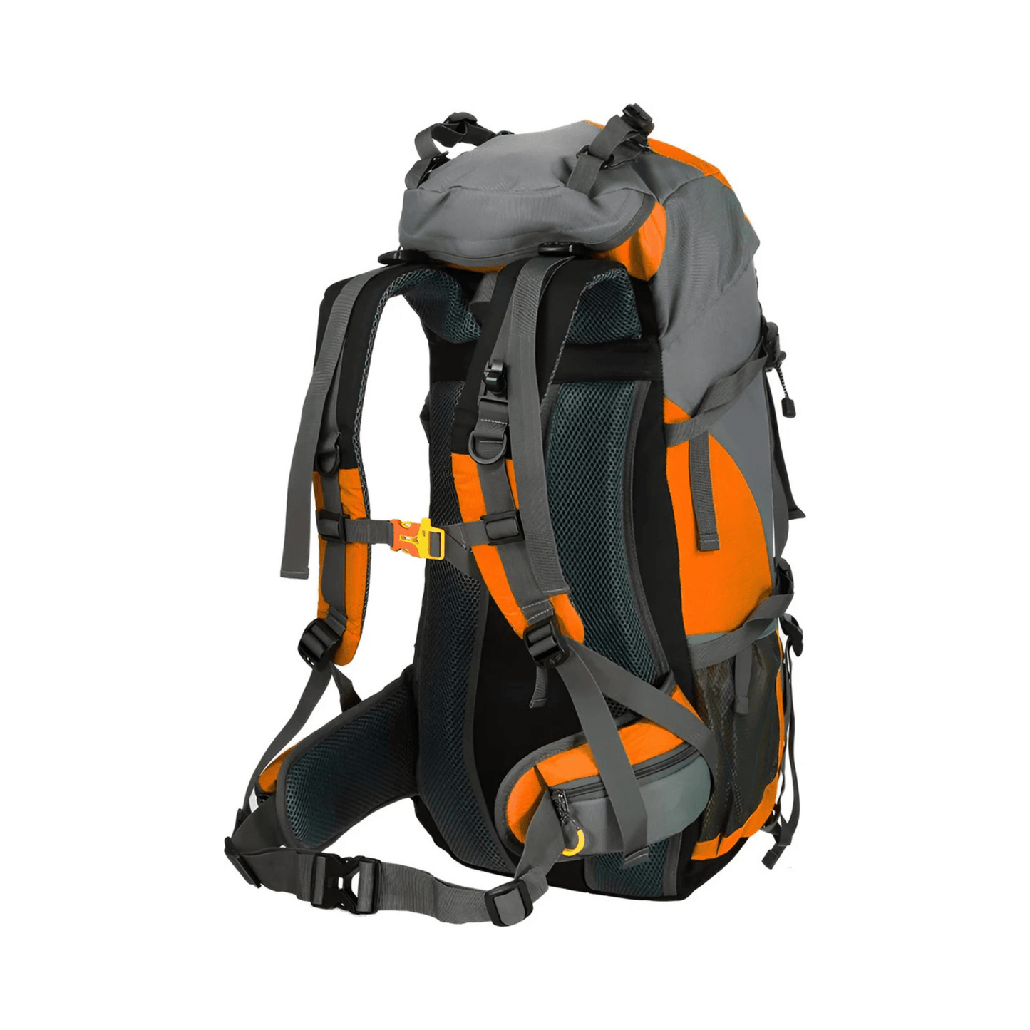 CarryQuest® - 50L Outdoor Rugzak - Nylon - Backpack Organizer - Wandelrugzak - Oranje