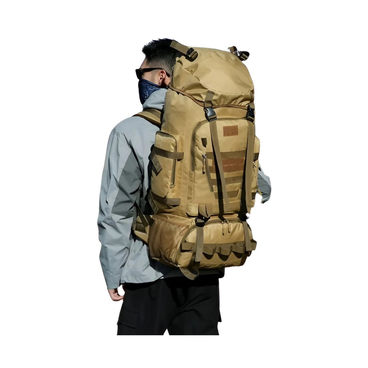 CarryQuest® - 90L Titan - Waterdichte - Wandelen - Heren - Dames - 90 Liter - Backpack - Camouflage