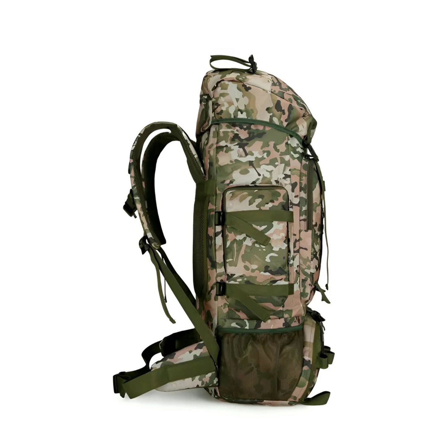 CarryQuest® - 90L Titan - Waterdichte - Wandelen - Heren - Dames - 90 Liter - Backpack - Camouflage