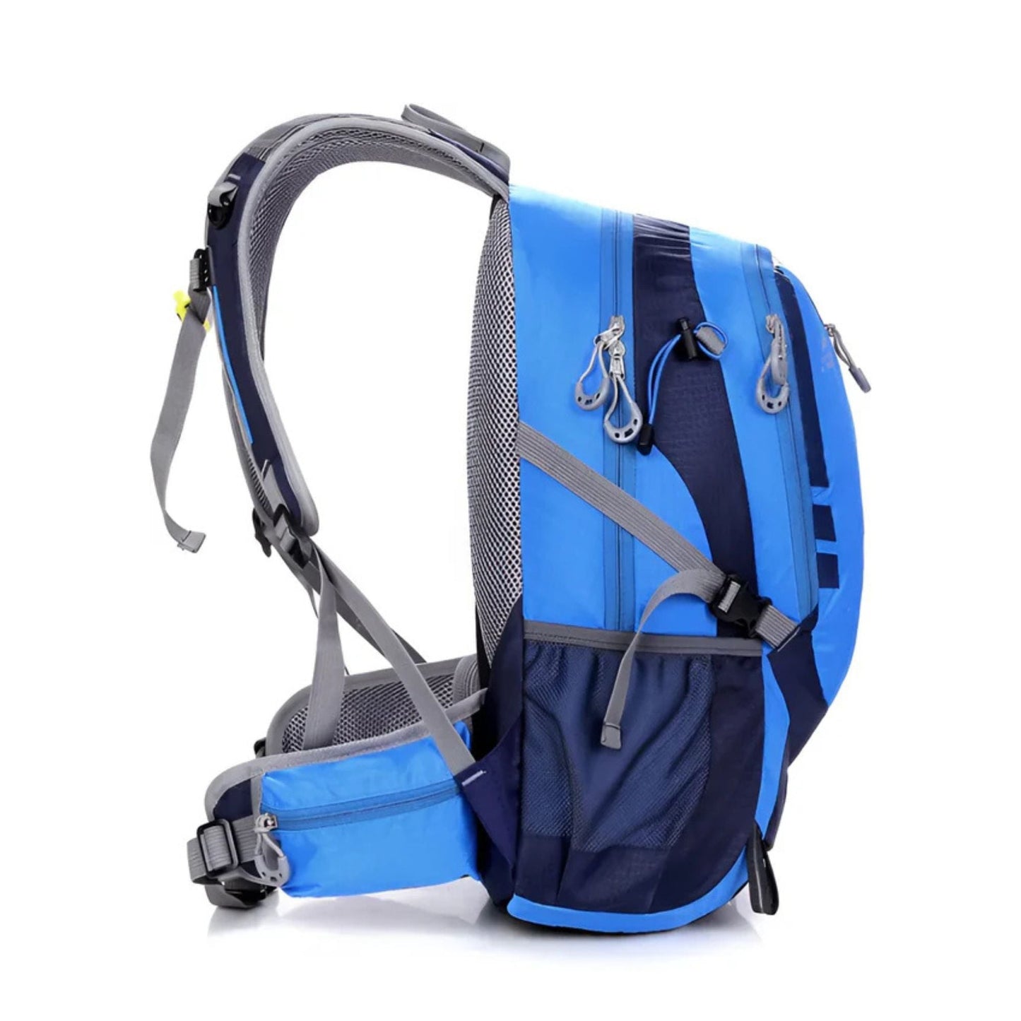 CarryQuest® - Bergbeklimmen Hydratatie Rugzak 25L + 2L Waterzak En Regenhoes - Ergonomisch & Duurzaam - Wandel Rugzak - Blauw
