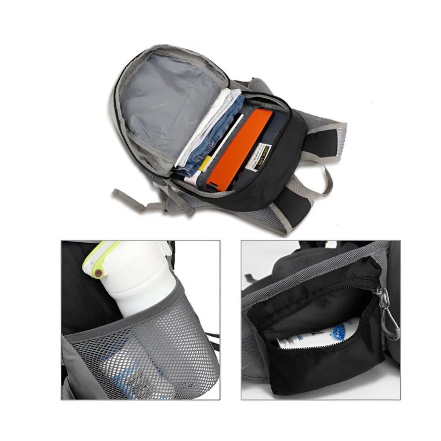 CarryQuest® - Bergbeklimmen Hydratatie Rugzak 25L + 2L Waterzak - Wandel Rugzak - Rood