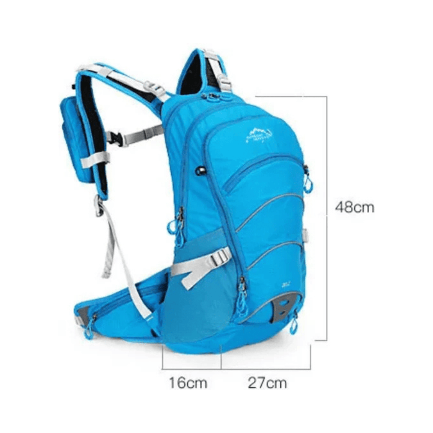 CarryQuest® - Bergbeklimmen Rugzak 20L - Waterdicht - Unisex - Wandelen - Rood