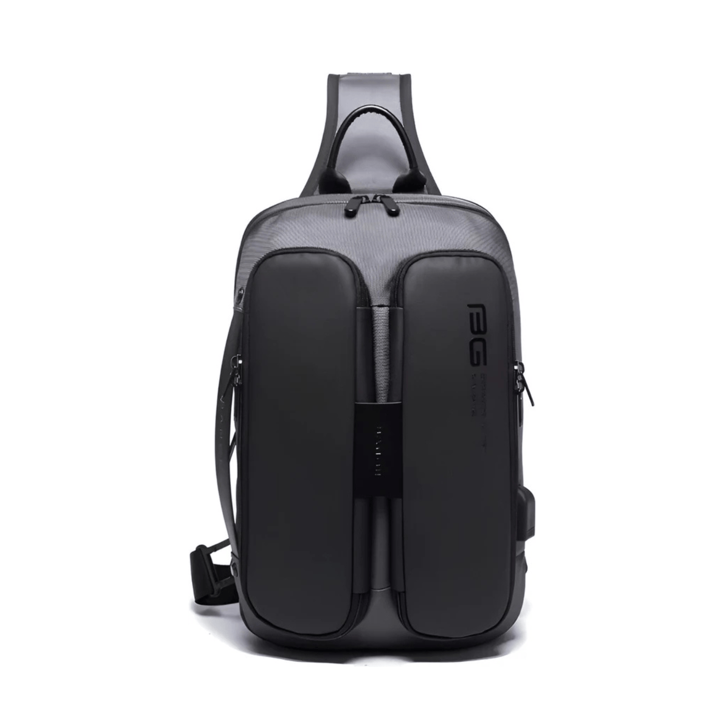 CarryQuest® - Casual Crossbody Tas - USB Oplaadpoort - Grijs