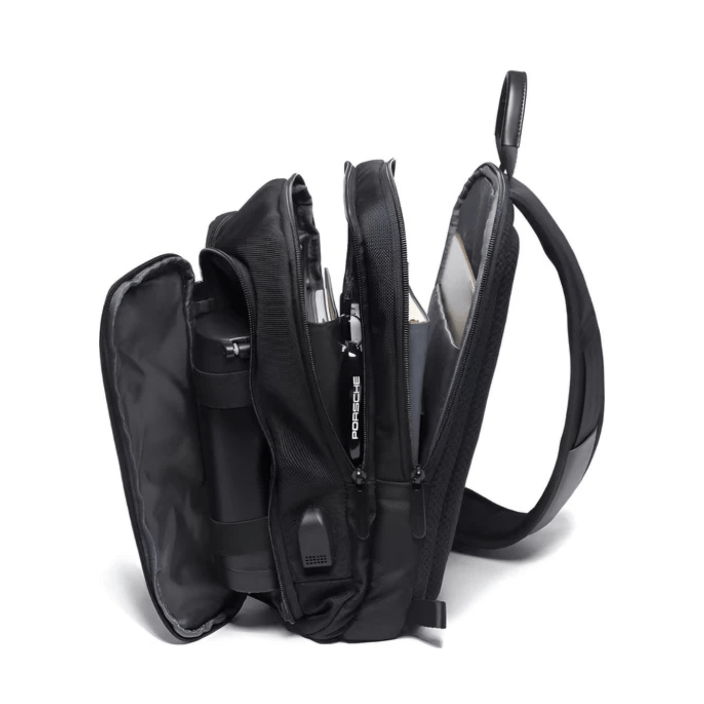 CarryQuest® - Casual Crossbody Tas - USB Oplaadpoort - Grijs