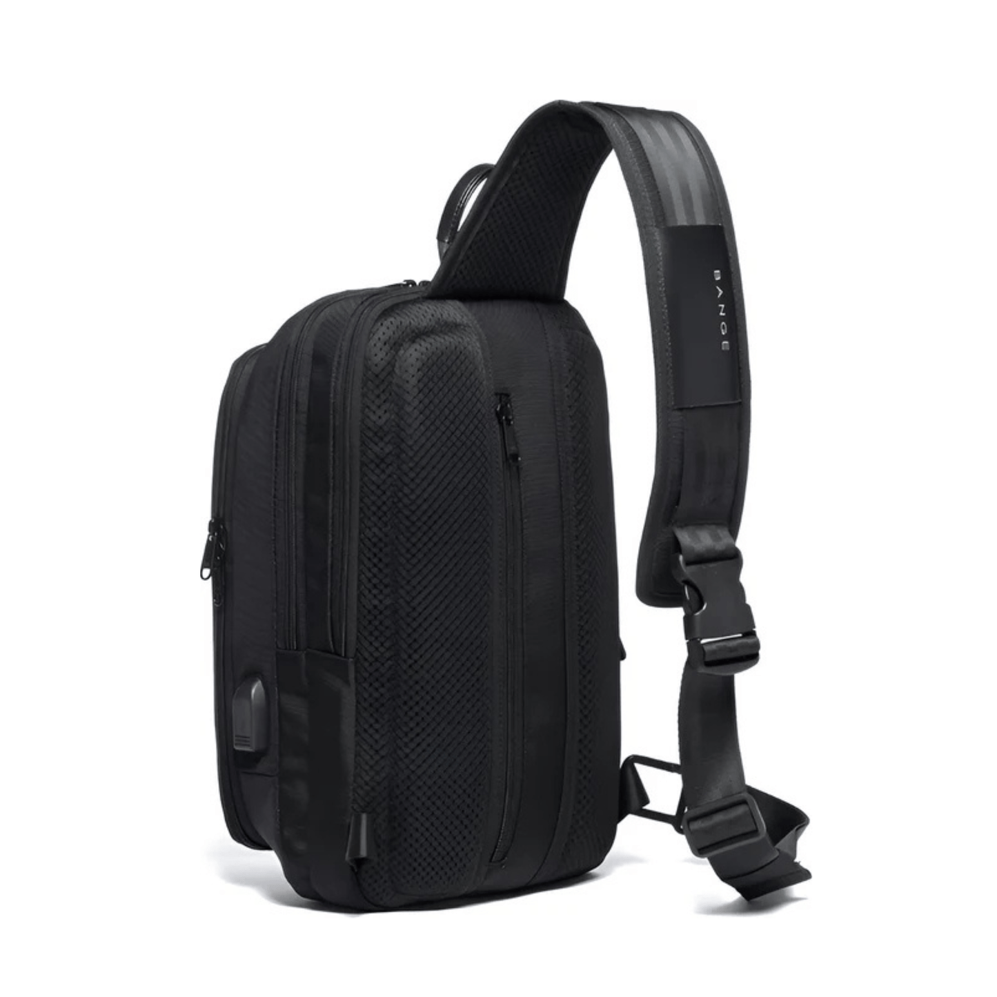 CarryQuest® - Casual Crossbody Tas - USB Oplaadpoort - Grijs