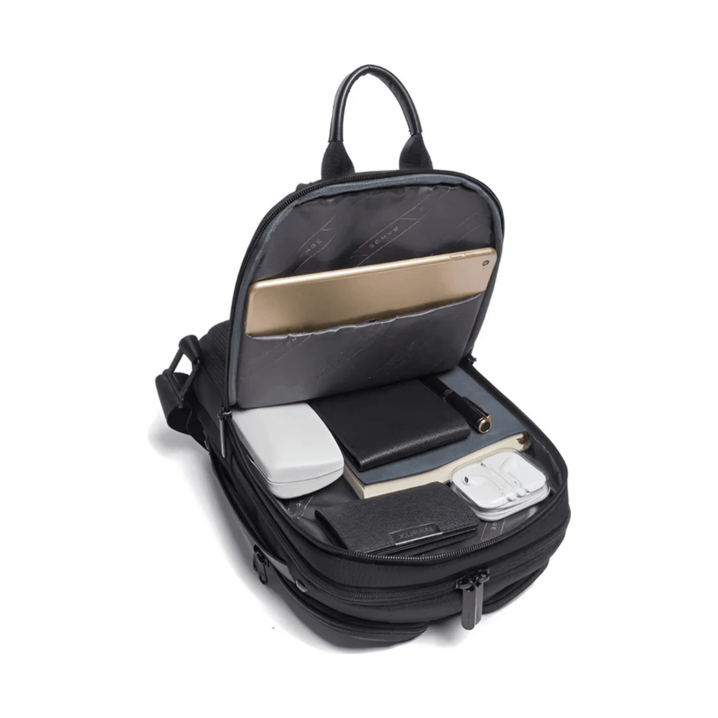 CarryQuest® - Casual Crossbody Tas - USB Oplaadpoort - Grijs
