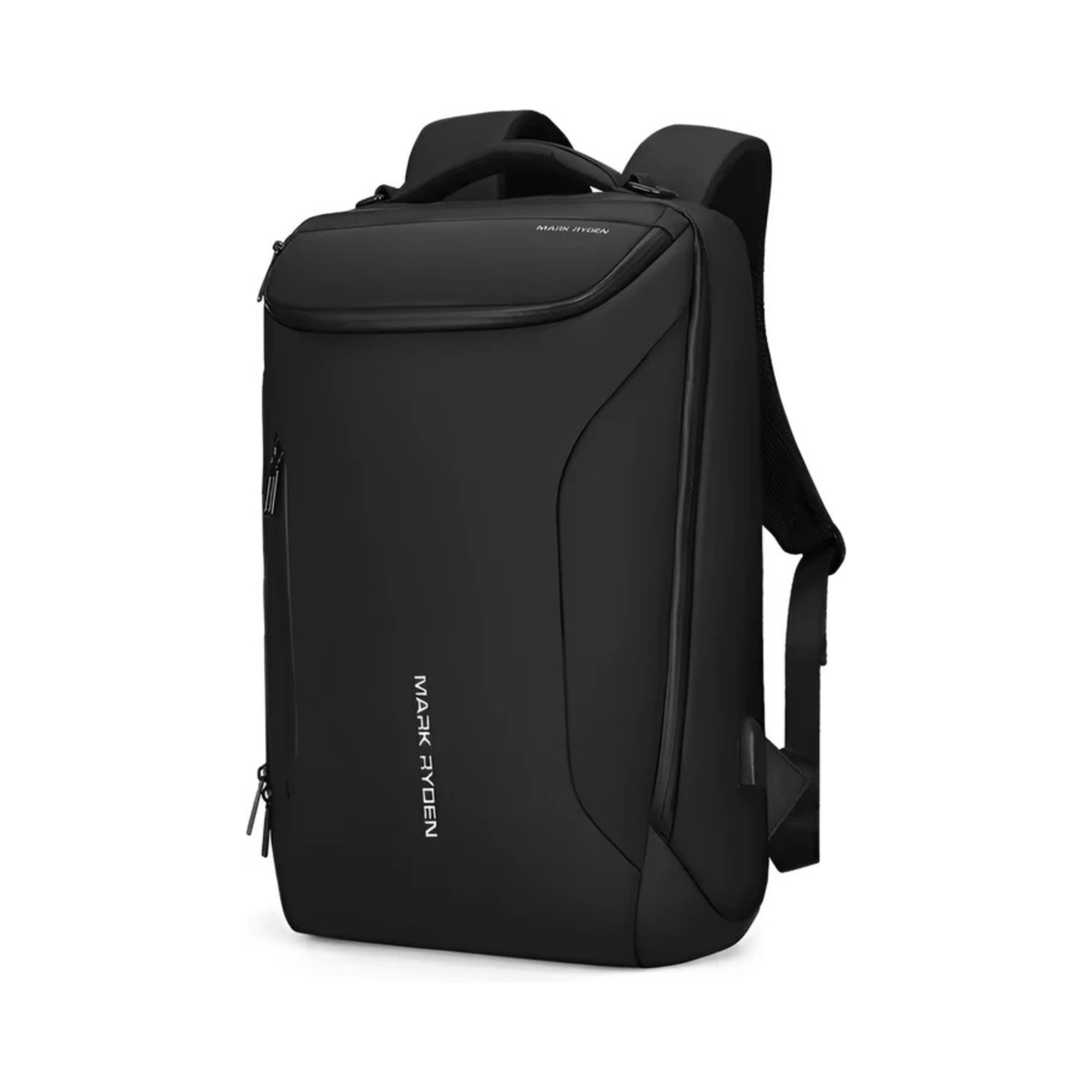 CarryQuest® - Compacto Pro 17 Inch Laptop Rugzak voor Mannen - Stijlvol en Functioneel - Zwart