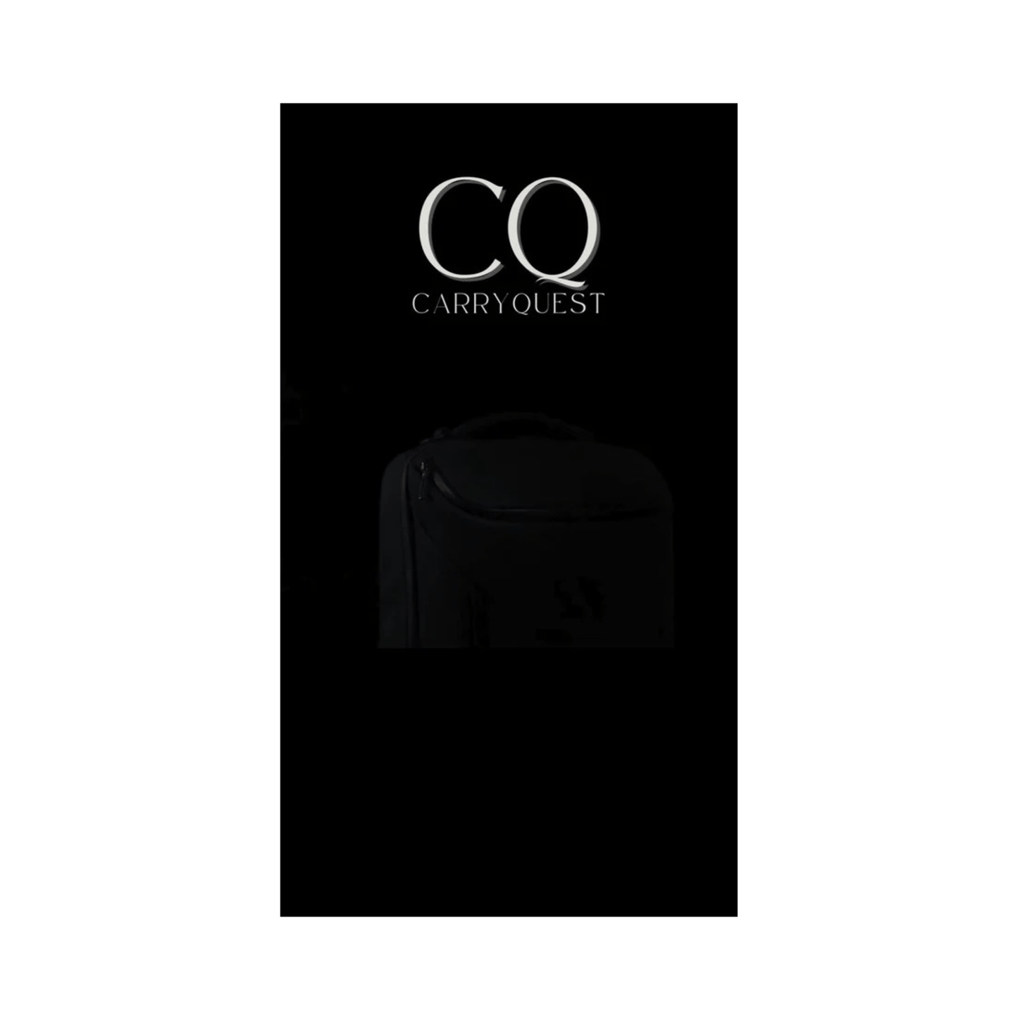 CarryQuest® - Compacto Pro 17 Inch Laptop Rugzak voor Mannen - Stijlvol en Functioneel - Zwart
