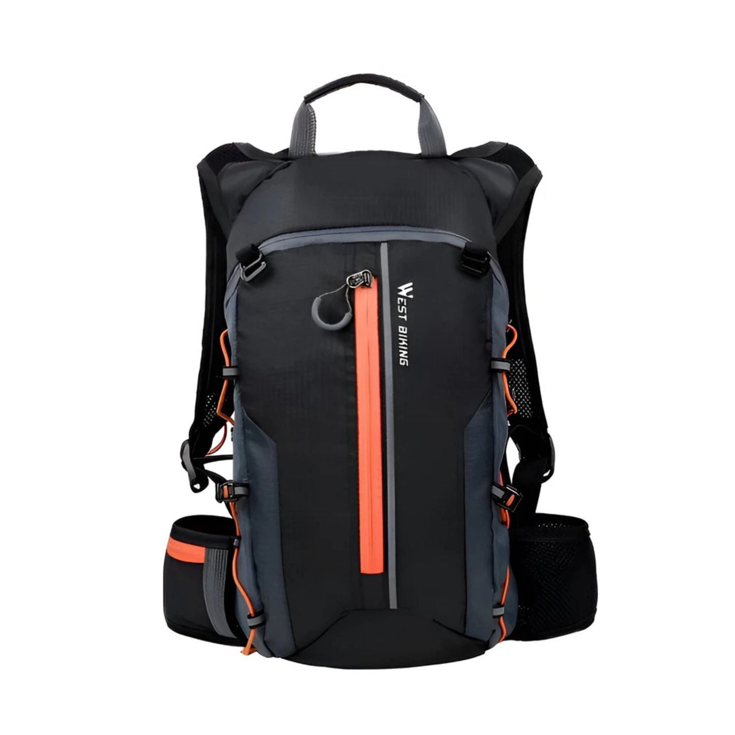 CarryQuest® - Fietsrugzak 16L - Opvouwbaar - Waterzak 2L - Outdoor Sport - Wandelrugzak - Oranje