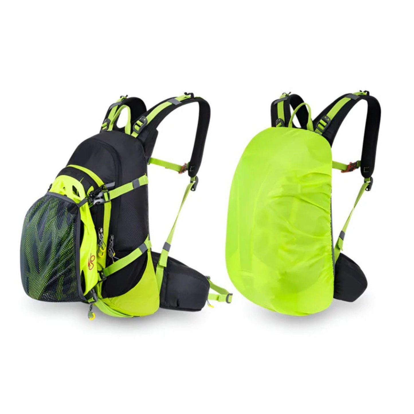 CarryQuest® - Fietsrugzak Schoudertas 20L + 2L Water Bag - Hiking Rugzak - Wandelen - Zwart