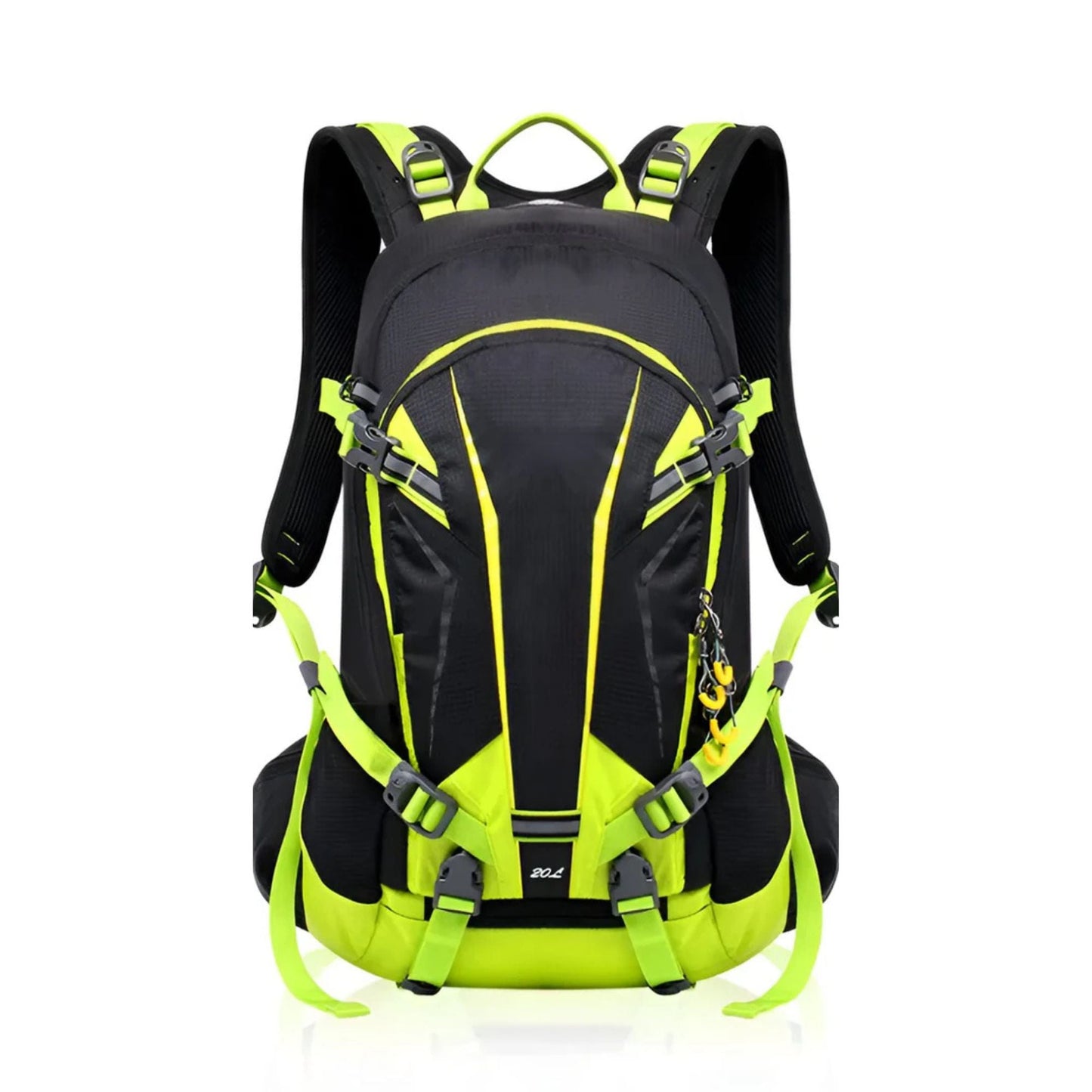 CarryQuest® - Fietsrugzak Schoudertas 20L - Duurzaam Nylon - Hiking Rugzak - Wandelen - Groen