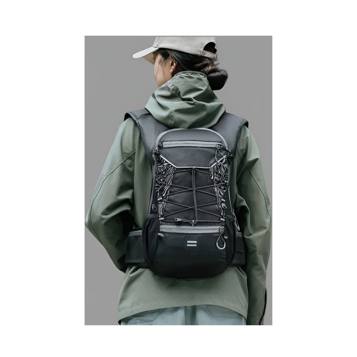 CarryQuest® - Fietsrugzak - Ultralicht 16L Backpack - Waterbestendig - Wandelrugzak - Oranje