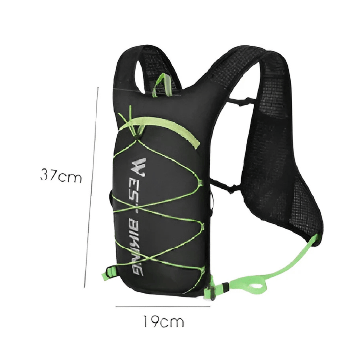 CarryQuest® - Fietsrugzak - Ultralicht 7L - Waterbestendig - Groen