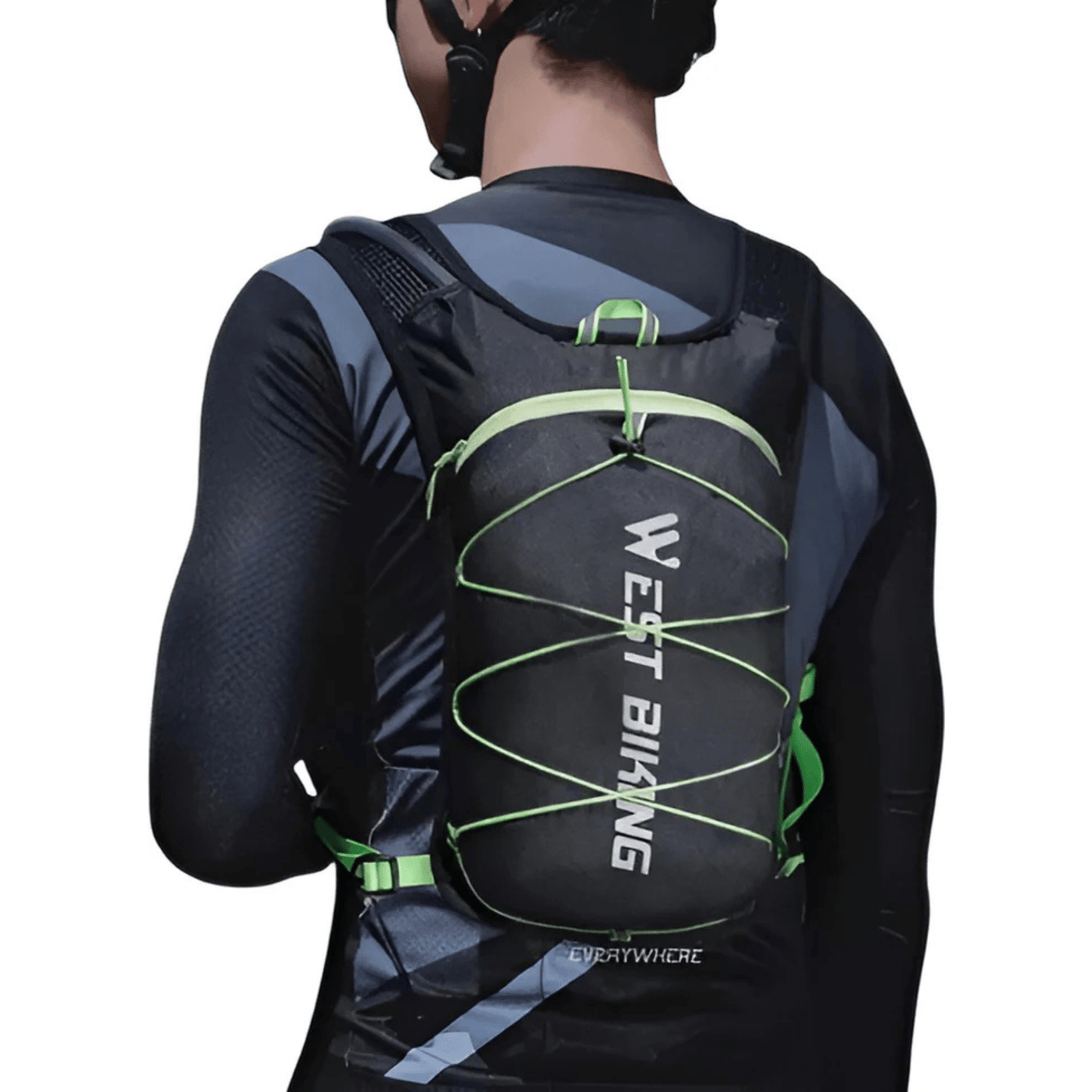 CarryQuest® - Fietsrugzak - Ultralicht 7L - Waterbestendig - Groen