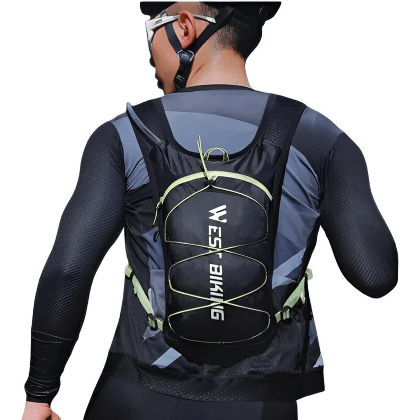 CarryQuest® - Fietsrugzak - Ultralicht 7L - Waterbestendig - Groen