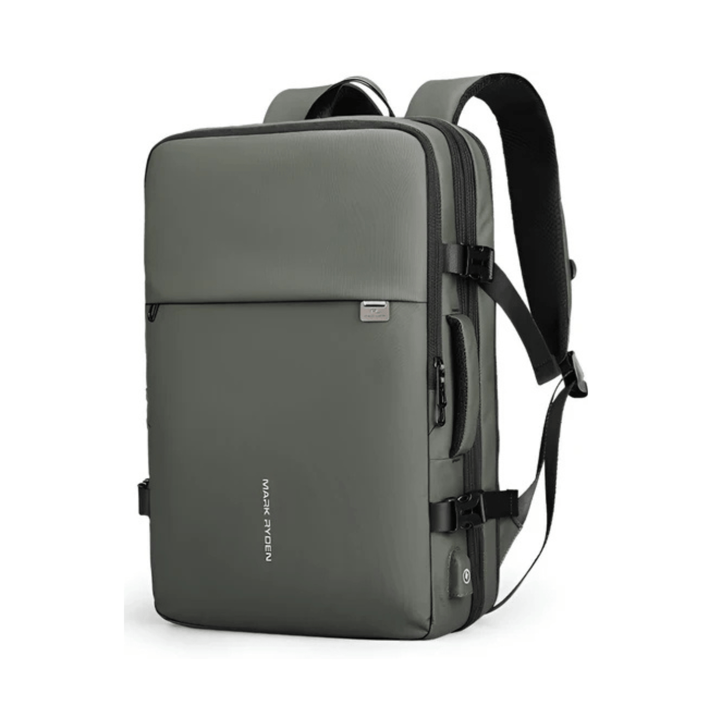 CarryQuest® - Grote Herenrugzak 40L - Laptopvak 17,3" - USB - Laptop Rugzak - Groen