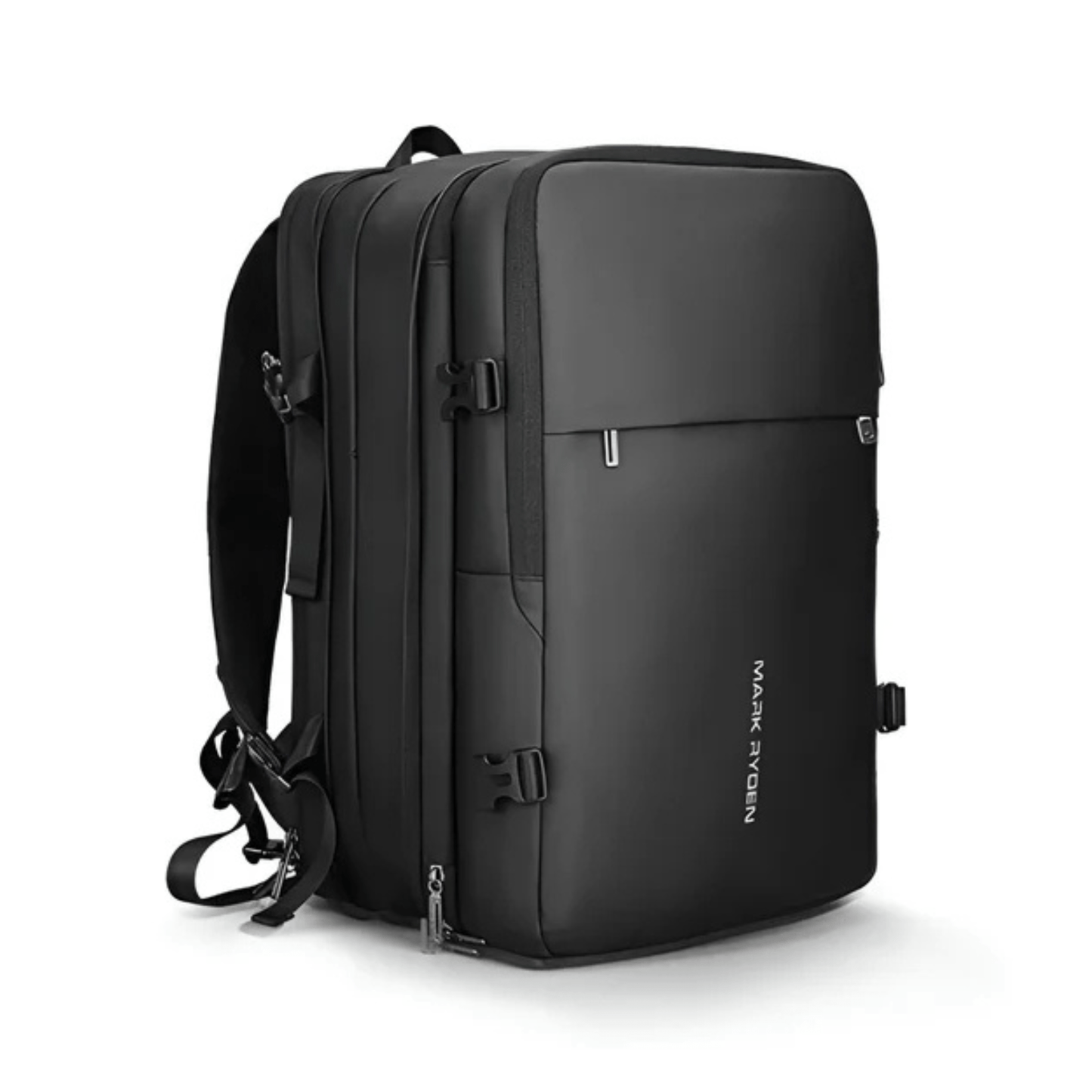 CarryQuest® - Grote Herenrugzak 40L - Laptopvak 17,3" - USB - Laptop Rugzak - Zwart