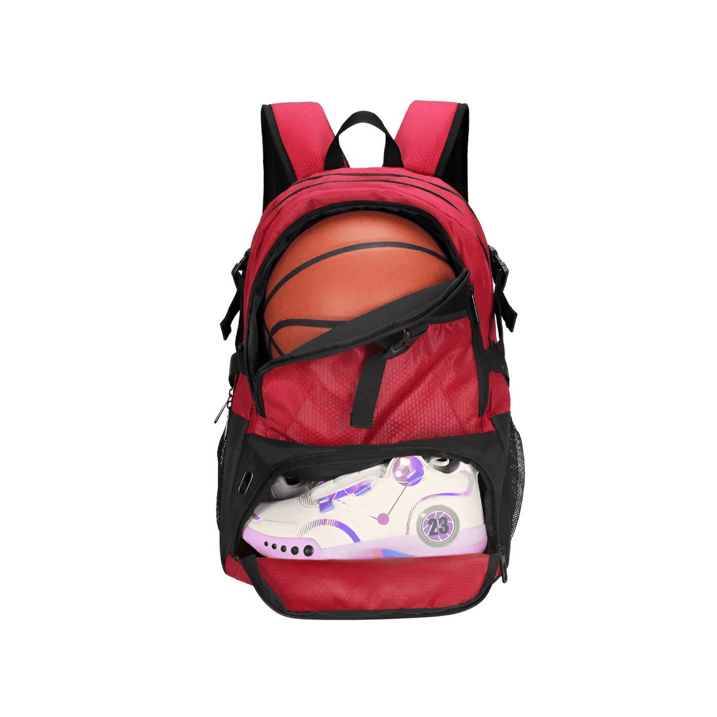 CarryQuest® - Grote Sportvoetbaltas - Sporttas voor Voetbal, Basketbal & Volleybal - Rood