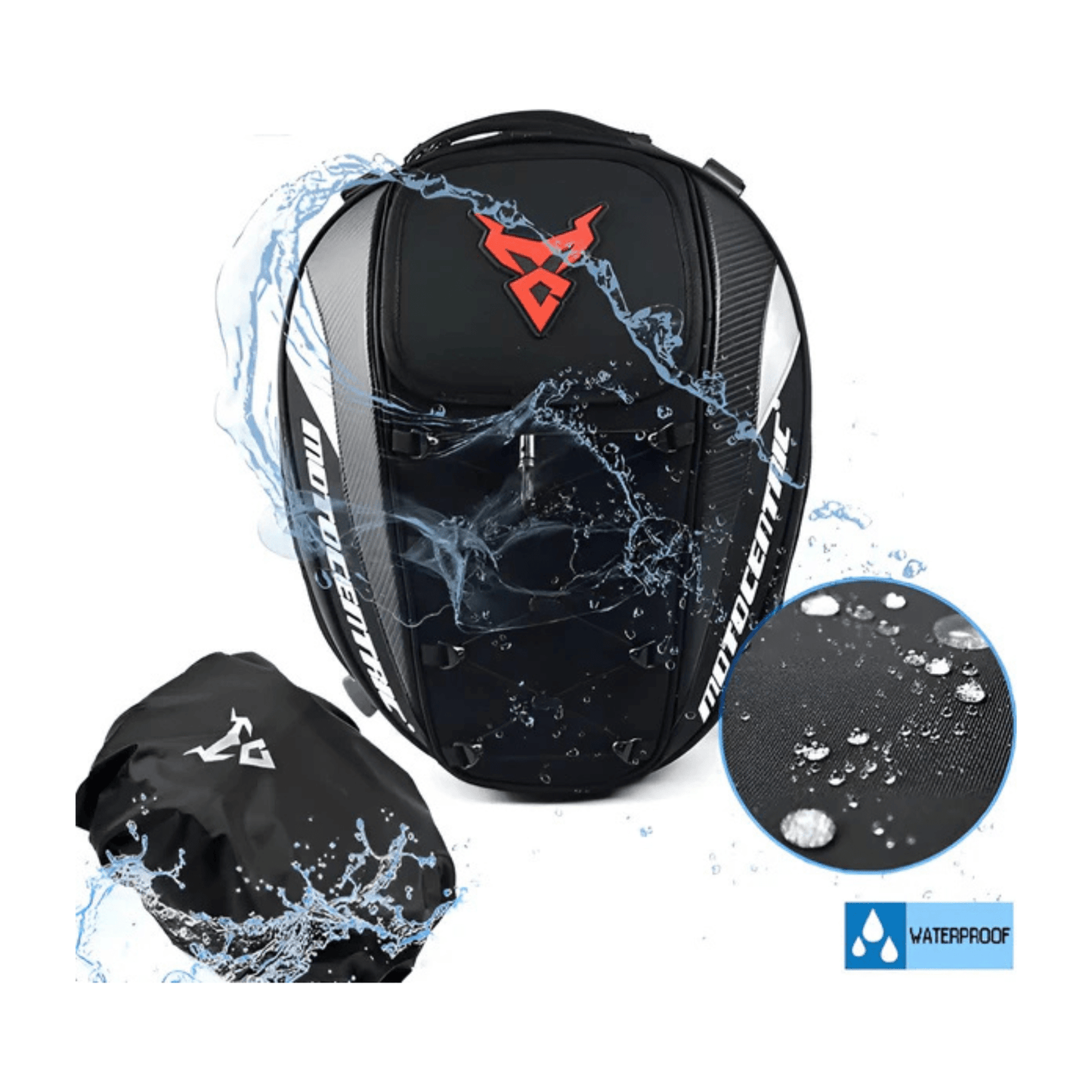 CarryQuest® - Hoogwaardige Waterdicht - 37L Capaciteit - waterdicht Oxford stof - Grijs