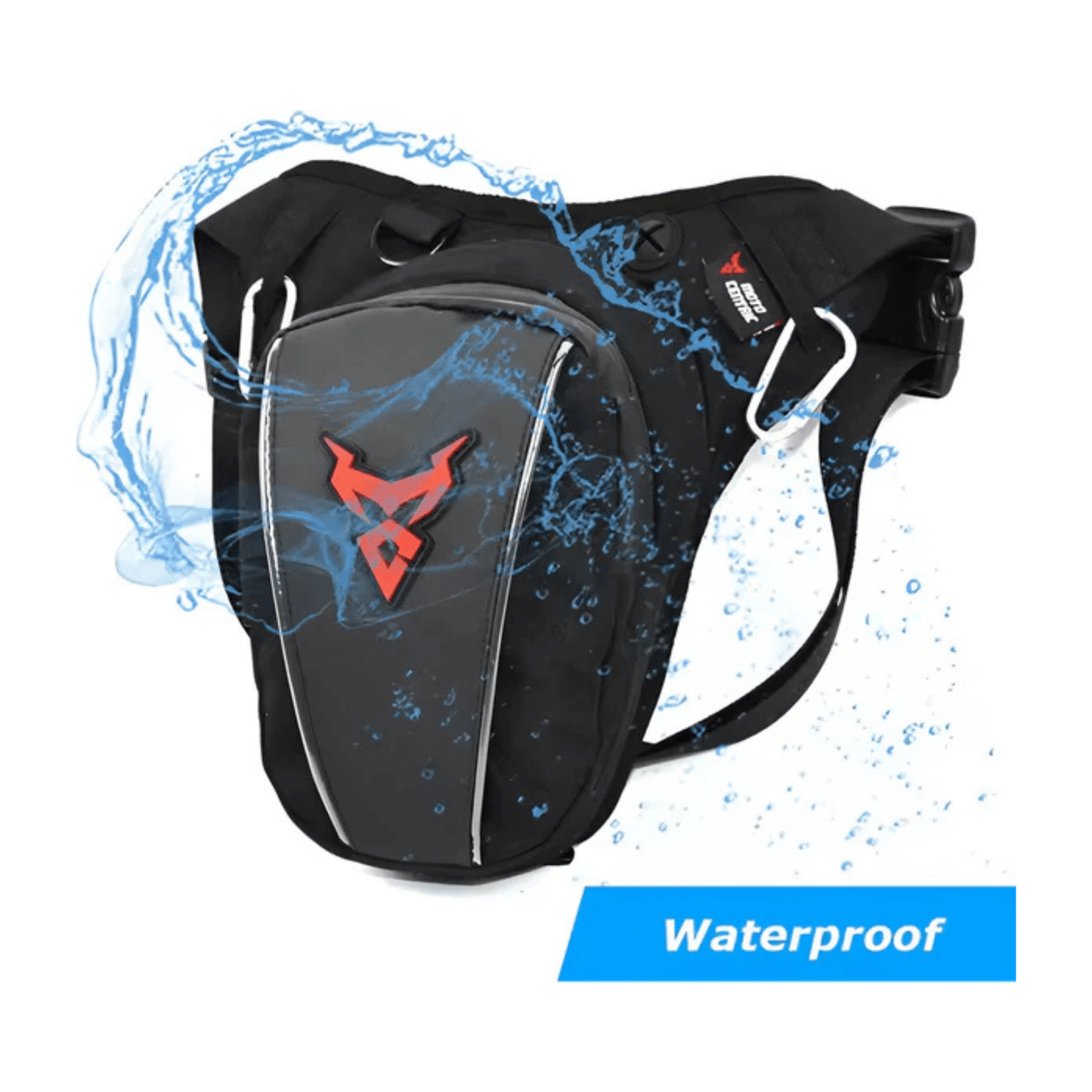 CarryQuest® - Hoogwaardige Waterdicht - 37L Capaciteit - waterdicht Oxford stof - Rood