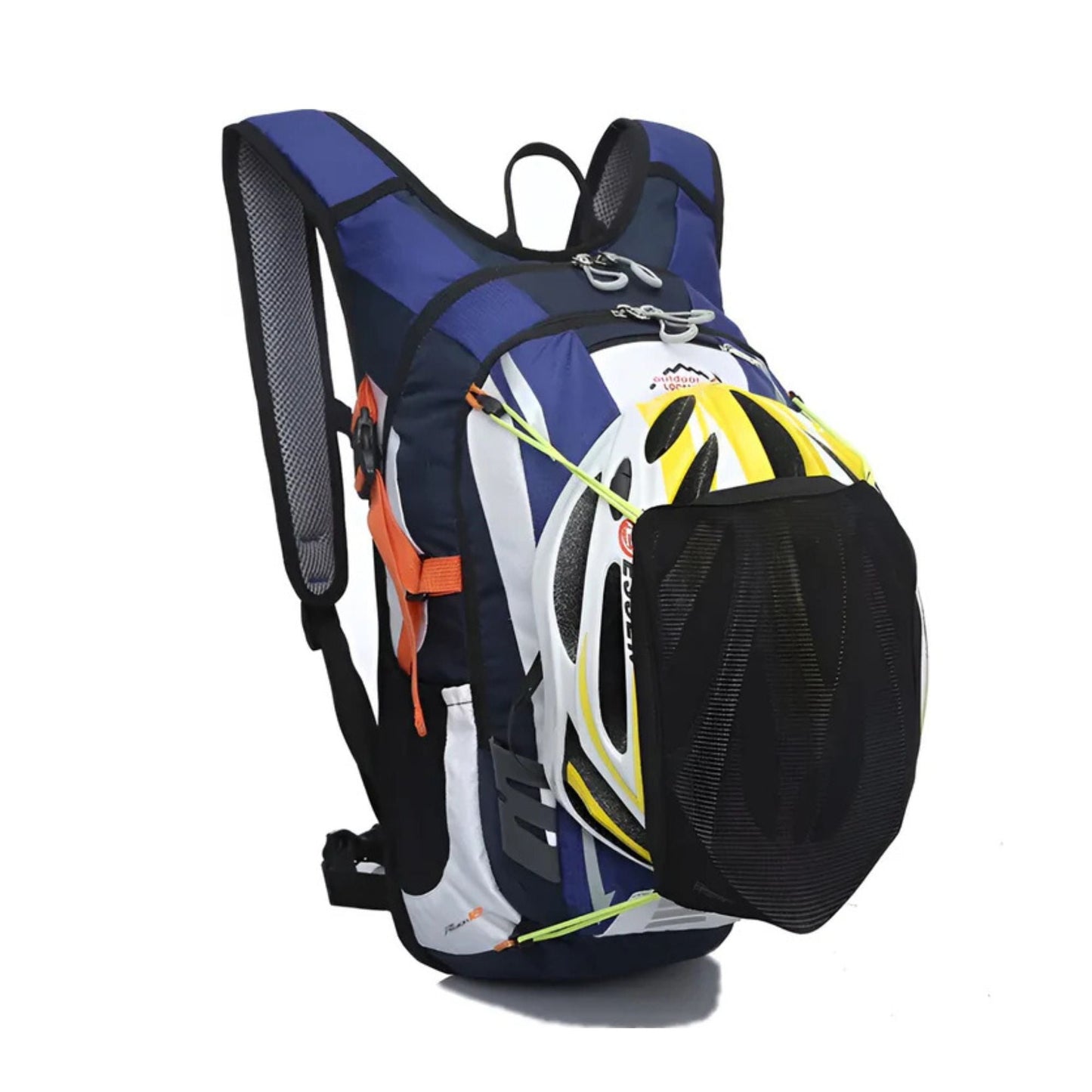 CarryQuest® - Hydratatie Rugzak voor Fietsen - 18L Volume + 2L Waterzak - Waterdicht Nylon - Wandelrugzak - Paars