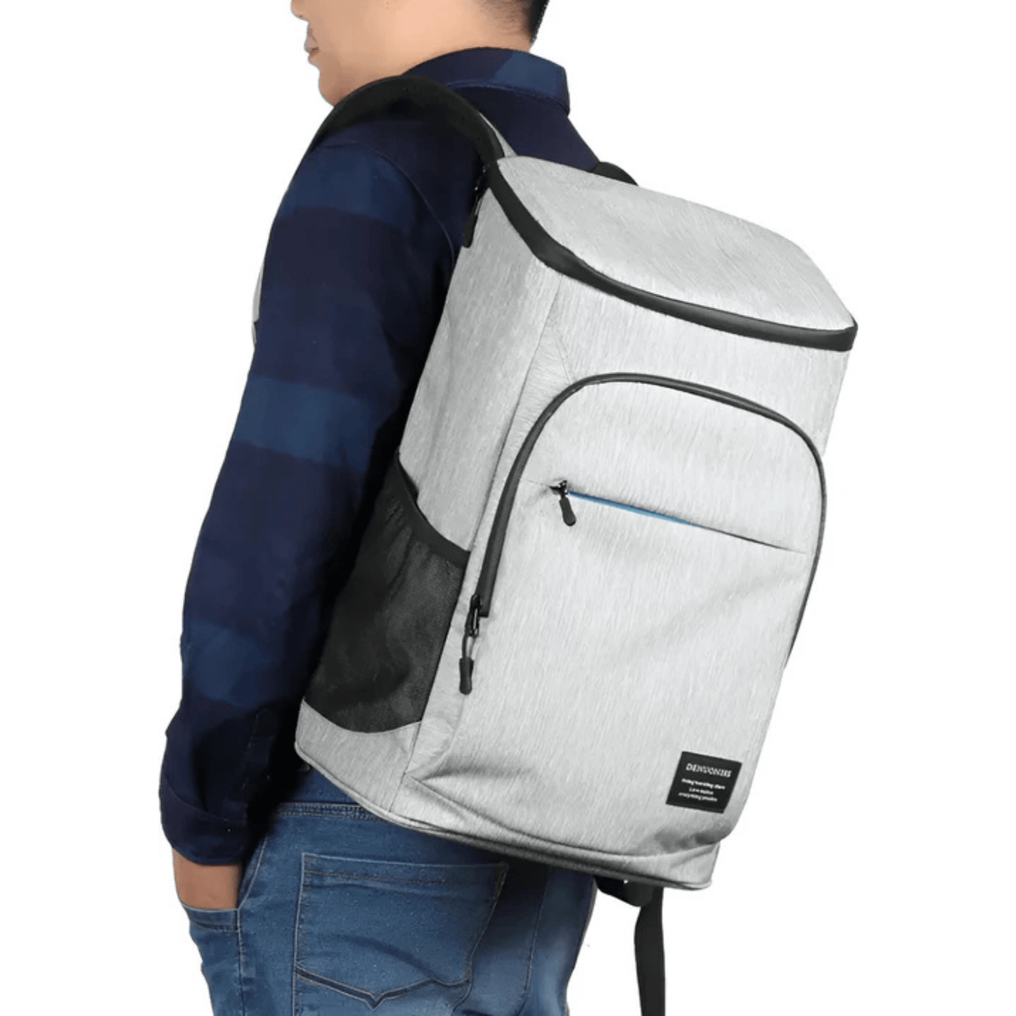 CarryQuest® - Ideaal voor Picknicks - Lekvrij & Duurzaam - Voedsel Drank Opbergtas - Grijs