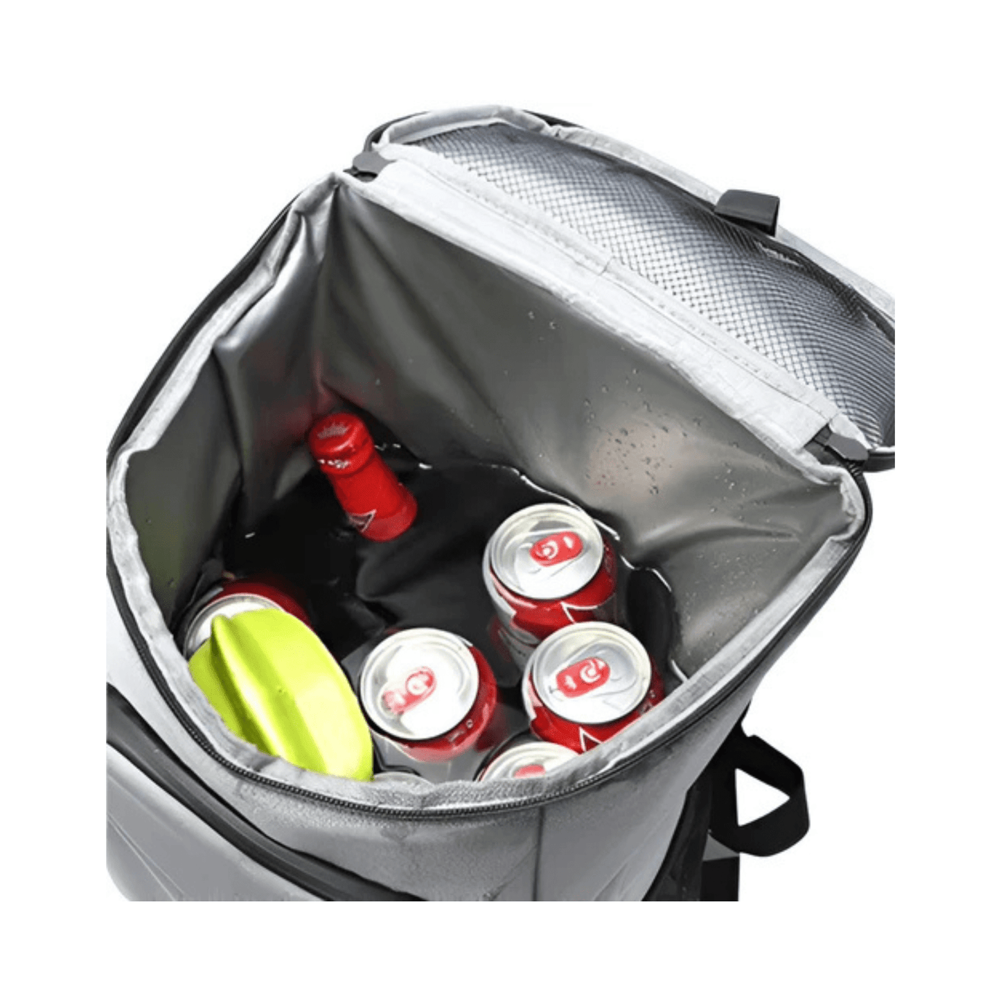 CarryQuest® - Ideaal voor Picknicks - Lekvrij & Duurzaam - Voedsel Drank Opbergtas - Grijs