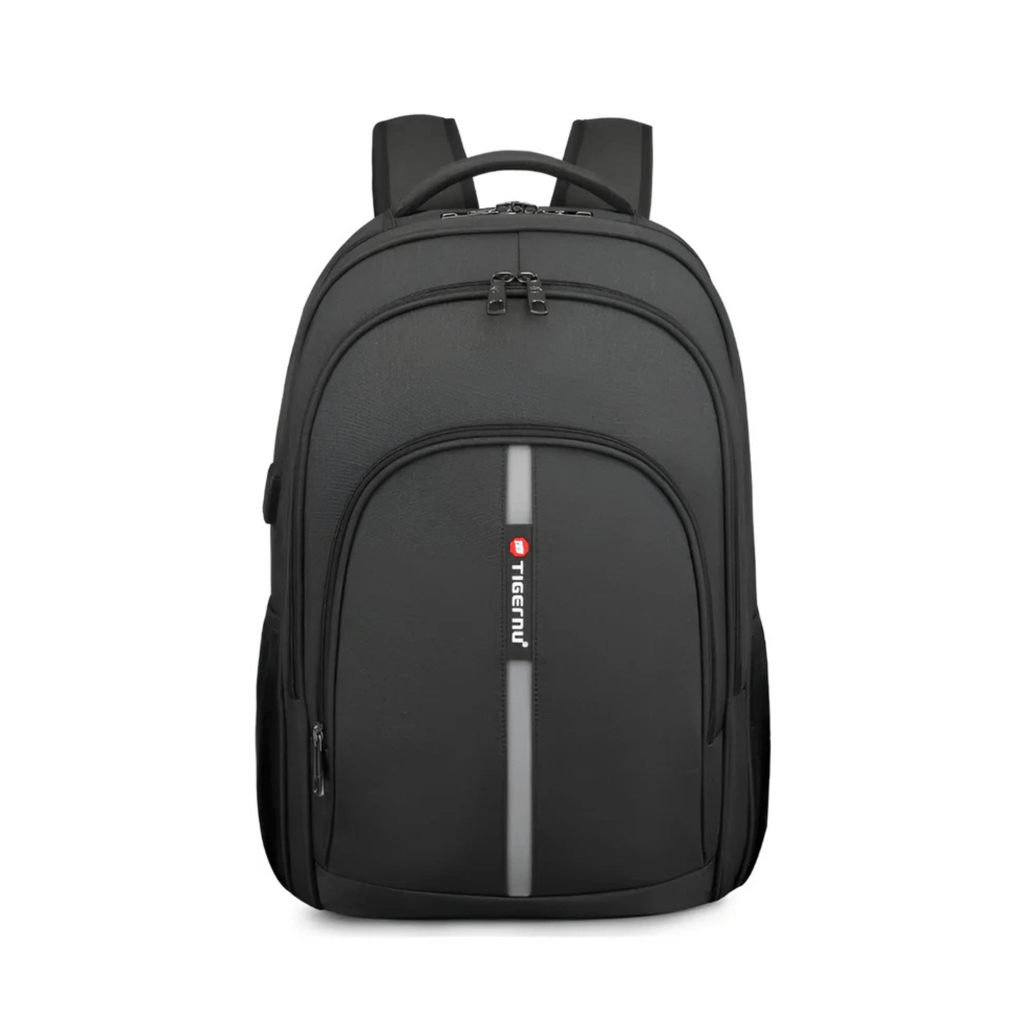 CarryQuest® - Laptop Rugzak 15.6" - Grote Capaciteit + Waterdicht + USB - Zwart