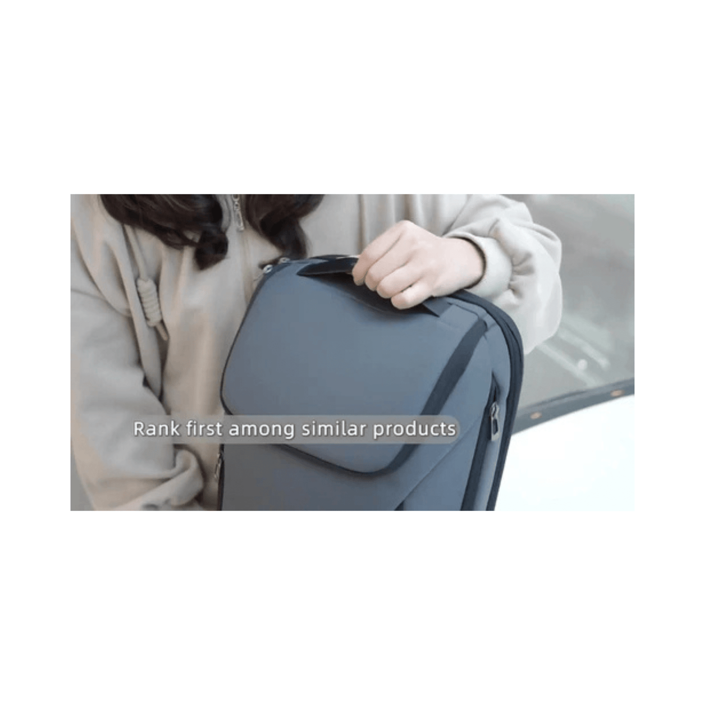 CarryQuest® - Laptoptas - Waterdicht - Nu inclusief JuiceBoxx® Powerbank - Grijs