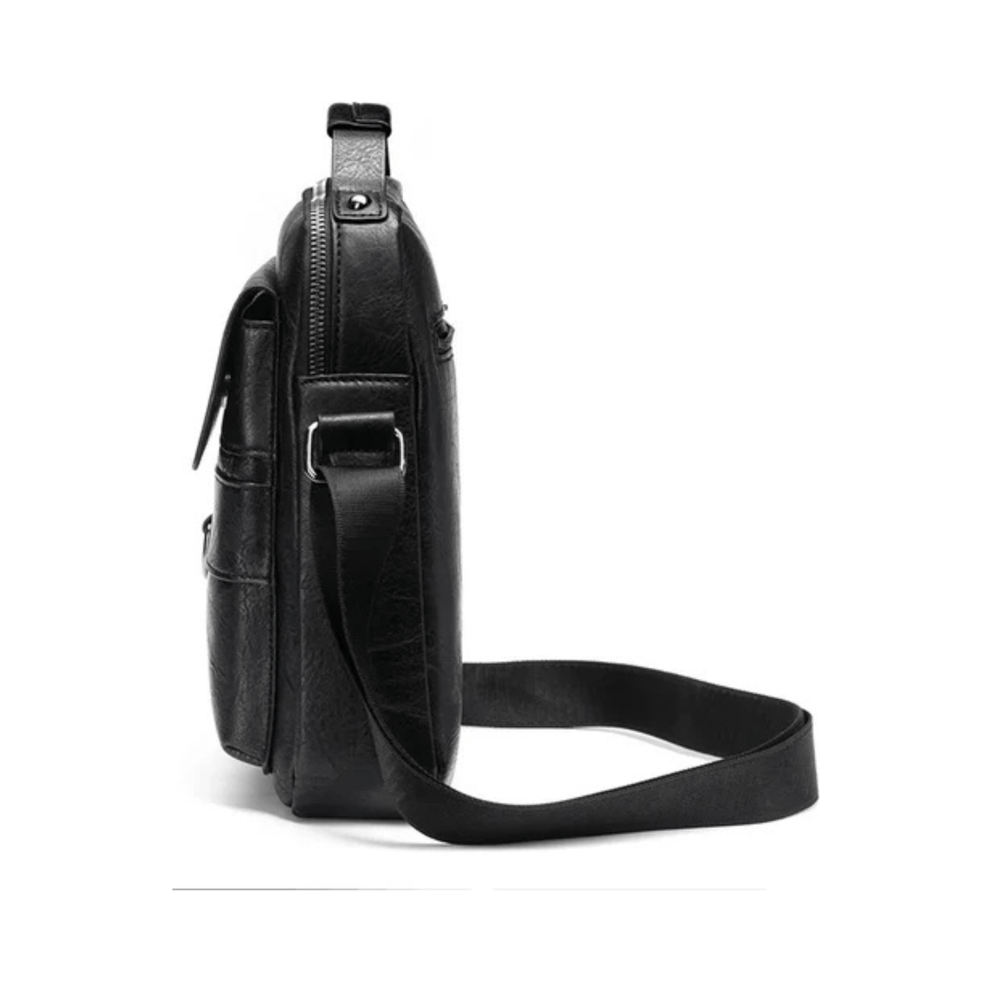 CarryQuest® - Mannen Schoudertas - Reis schoudertas heren - Stijlvol en Functionee - Zwart