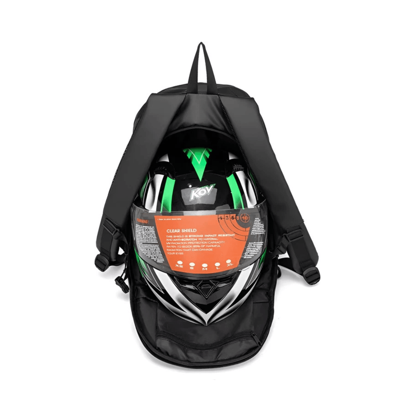 CarryQuest® - Motor Rugzak - Motorrugzak - Waterdicht, 30L - 48L Capaciteit - Lichtgewicht en Duurzaam - Geel