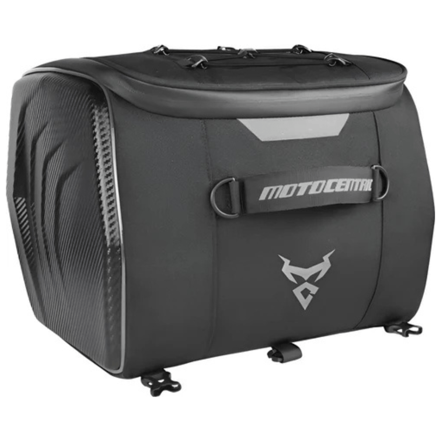CarryQuest® - Motor Rugzak - Zadeltas Motor - Motorrugzak - 25L Capaciteit + Reflecterende Strips - Grijs