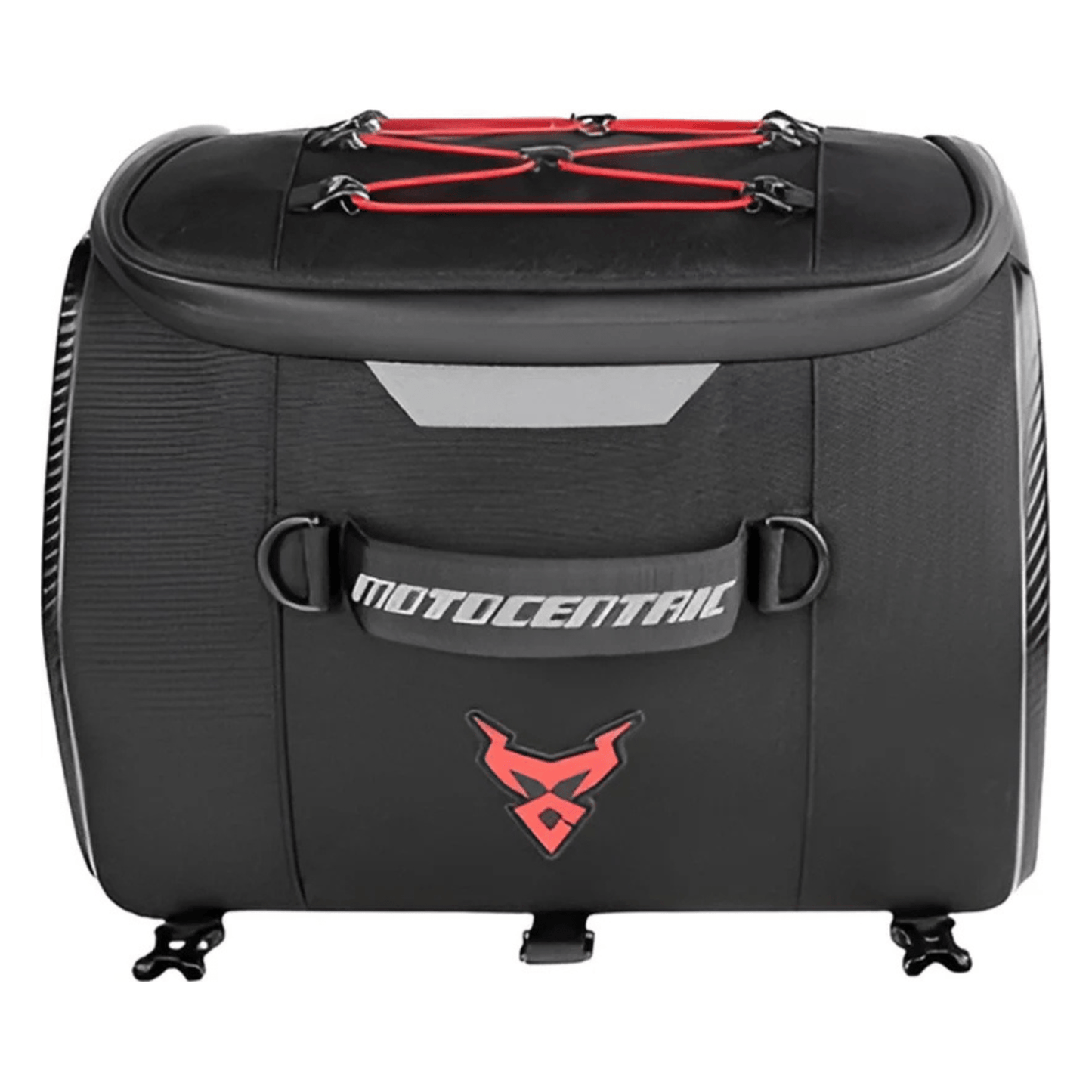 CarryQuest® - Motor Rugzak - Zadeltas Motor - Motorrugzak - 25L Capaciteit + Reflecterende Strips - Rood