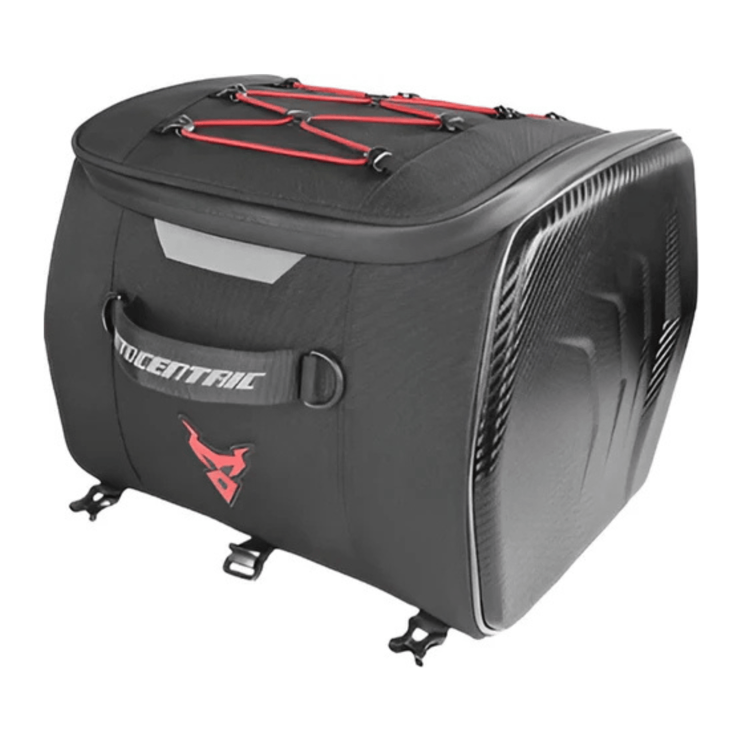 CarryQuest® - Motor Rugzak - Zadeltas Motor - Motorrugzak - 25L Capaciteit + Reflecterende Strips - Rood