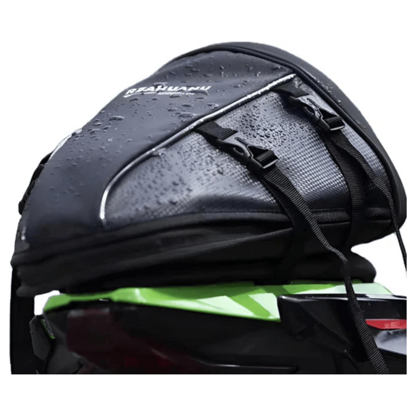 CarryQuest® - Motor Rugzak - Zadeltas Motor - Uitbreidbaar van 7 tot 13 Liter - Comfortabel Draaggemak - Zwart