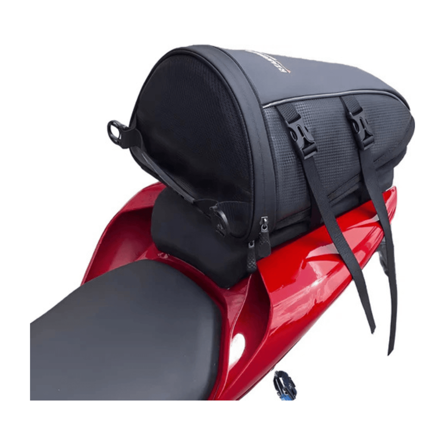 CarryQuest® - Motor Rugzak - Zadeltas Motor - Uitbreidbaar van 7 tot 13 Liter - Comfortabel Draaggemak - Zwart