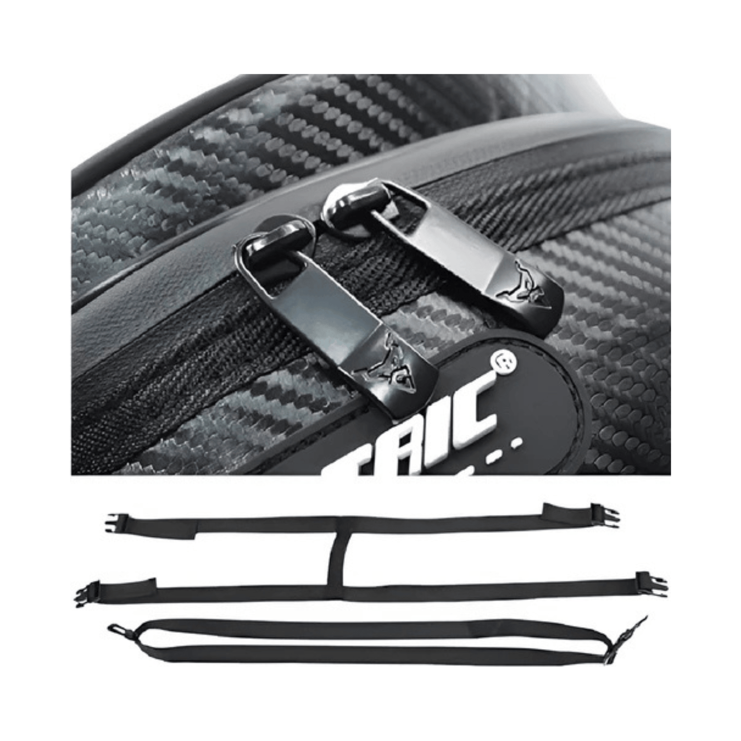 CarryQuest® - Motor Tanktas en Zadeltas in 1 - Motor Zadeltas - 11,5L Voor + 15L Achter - Groen