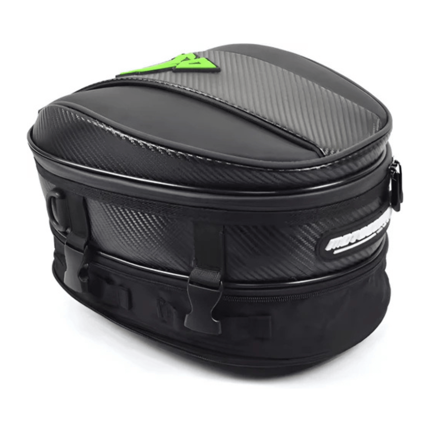 CarryQuest® - Motor Tanktas en Zadeltas in 1 - Motor Zadeltas - 11,5L Voor + 15L Achter - Groen