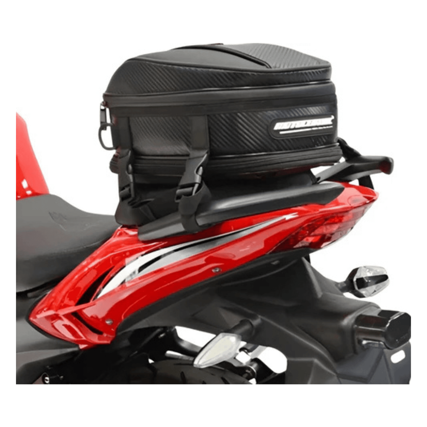 CarryQuest® - Motor Tanktas en Zadeltas in 1 - Motor Zadeltas - 11,5L Voor + 15L Achter - Groen
