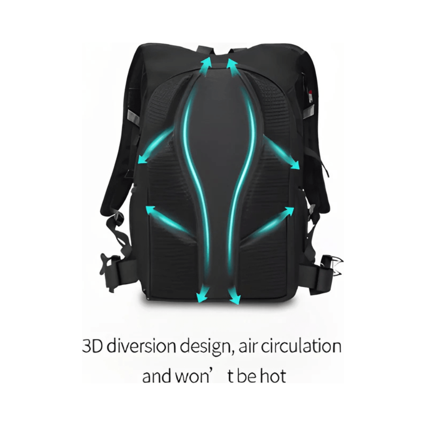 CarryQuest® - Motorrugzak - Waterdicht Rugzak - 28L Capaciteit - Voor Motorrijders - Rood