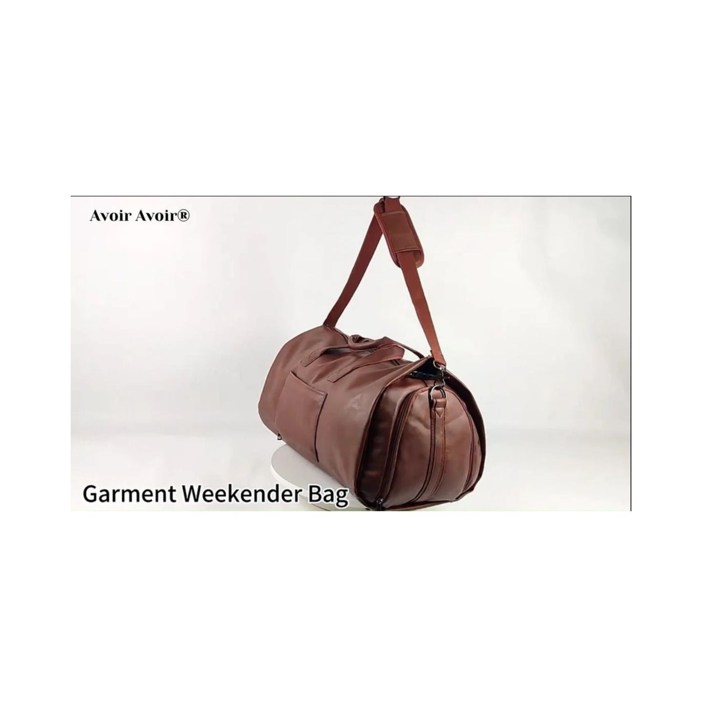 CarryQuest® - Multifunctionele Reis - /Handtas - Dames en Heren - PU - leer - Bruin