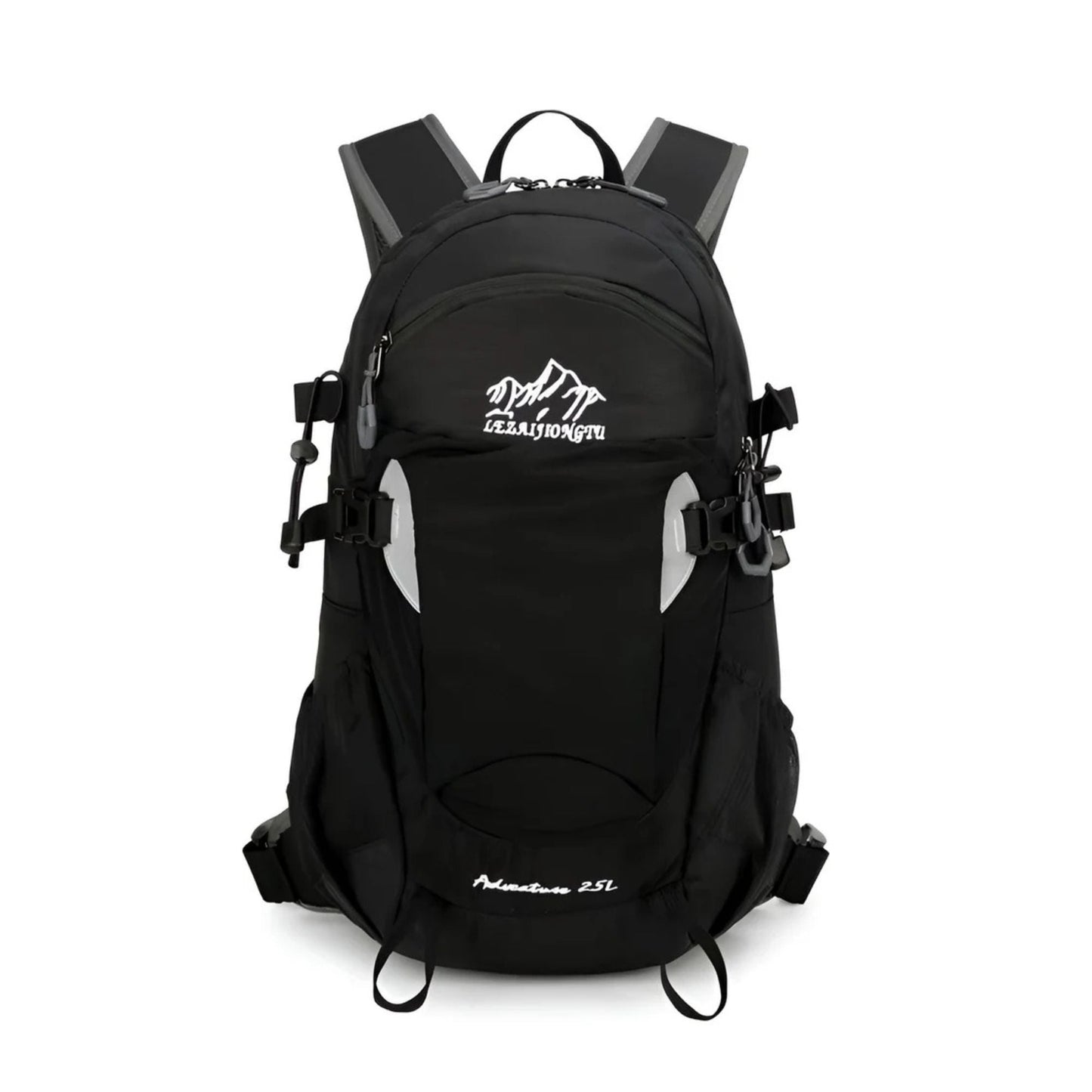 CarryQuest® - Outdoor Hiking Rugzak - Lichtgewicht + Wateropslag - Unisex - 25L - Zwart