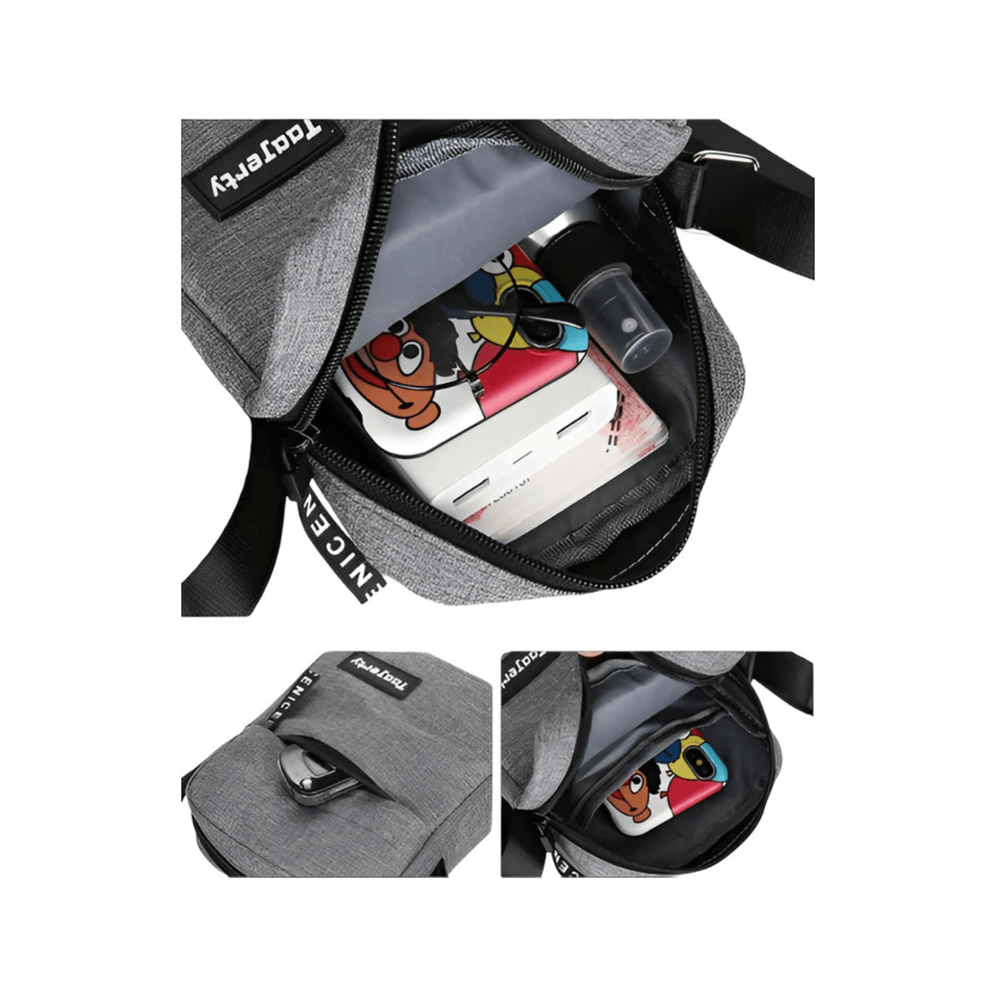 CarryQuest® - Oxford Bags Heren Schoudertas - Zakelijke Tassen voor Mannen - Oranje