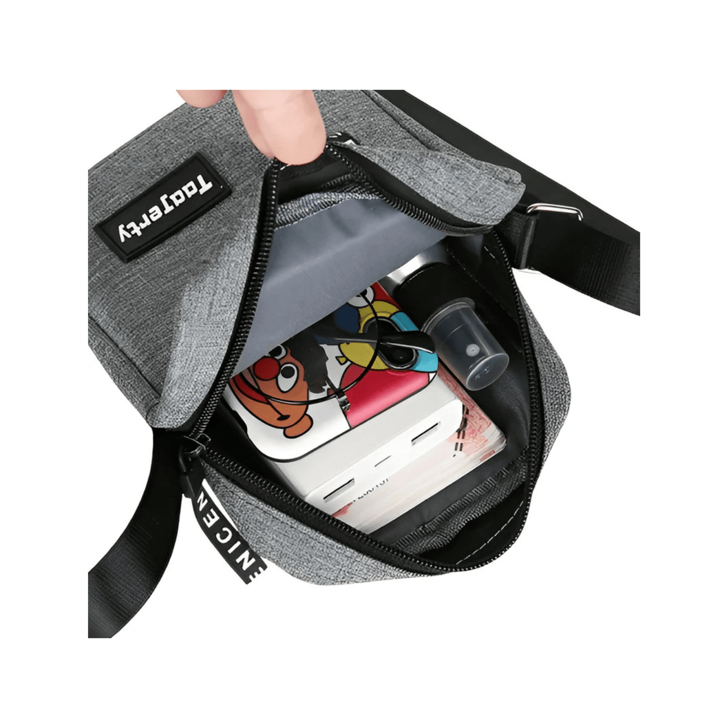 CarryQuest® - Oxford Bags Heren Schoudertas - Zakelijke Tassen voor Mannen - Zwart