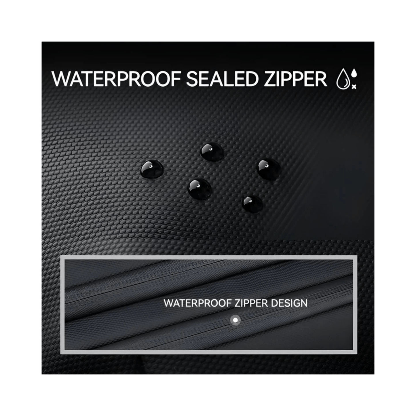 CarryQuest® - Oxford Reis Heren Laptop Rugzak - Waterdicht - Comfortabel & Stijlvol - Zwart